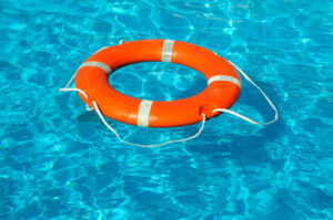 life ring in a pool